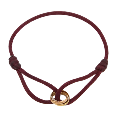 Gerlinda Drie-Eenheid Armband | Uniseks armband met verstrengelde ringen