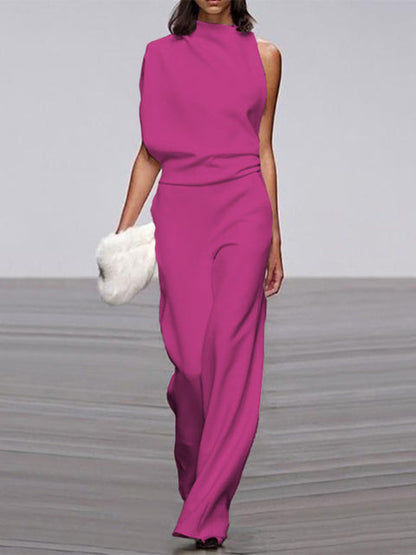 Nova | Jumpsuit voor dames met één schouder - Elegant, comfortabel & perfect voor speciale gelegenheden