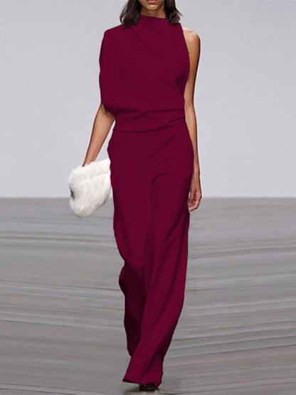 Nova | Jumpsuit voor dames met één schouder - Elegant, comfortabel & perfect voor speciale gelegenheden
