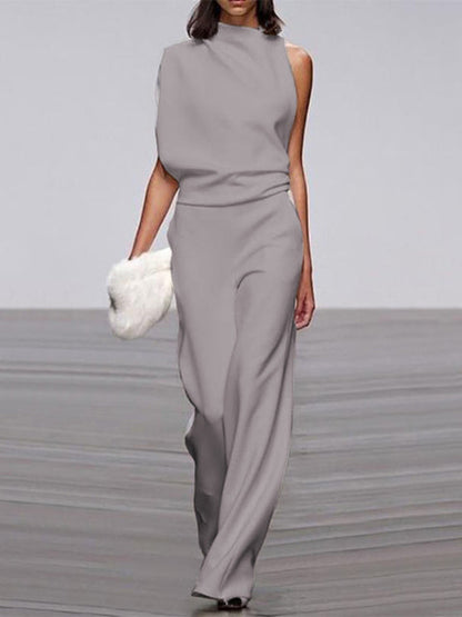 Nova | Jumpsuit voor dames met één schouder - Elegant, comfortabel & perfect voor speciale gelegenheden