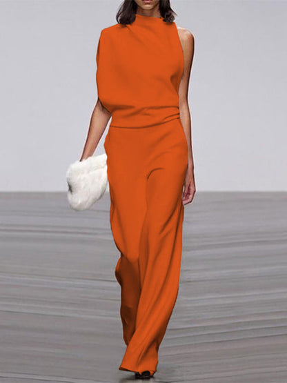 Nova | Jumpsuit voor dames met één schouder - Elegant, comfortabel & perfect voor speciale gelegenheden