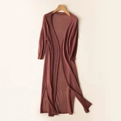 Feline | Dames Lange Vest – Lichtgewicht – Tijdloze Elegantie – Ademend & Comfortabel