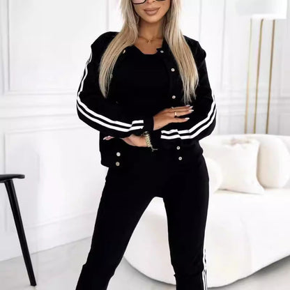 Gina | 3-delig Baseball Set voor Dames – Stijlvolle en Comfortabele Outfit voor Dit Voorjaar