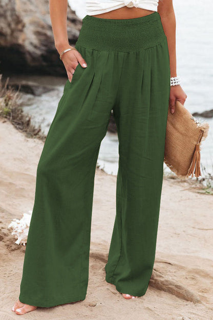 Sabella | Katoen-Linnen Broek – Ademend, Comfortabel en Chic High-Waist Design