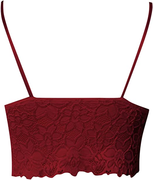 Martine | Dames Kanten Crop Top – Vrouwelijk, Verfijnd, Verstelbare Bandjes