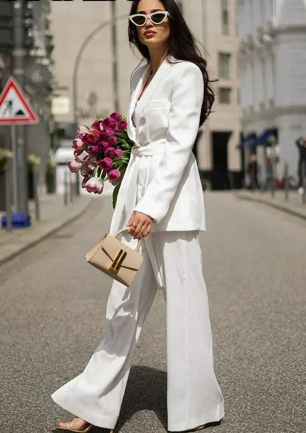 Noëlla | Dames Blazer Set met Broek – Elegante Pasvorm & Moderne Tijdloze Look
