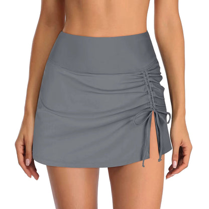 Pauline | Dames Minirok – Ruches – Zijsplit – Nauwsluitend