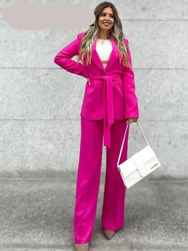 Noëlla | Dames Blazer Set met Broek – Elegante Pasvorm & Moderne Tijdloze Look