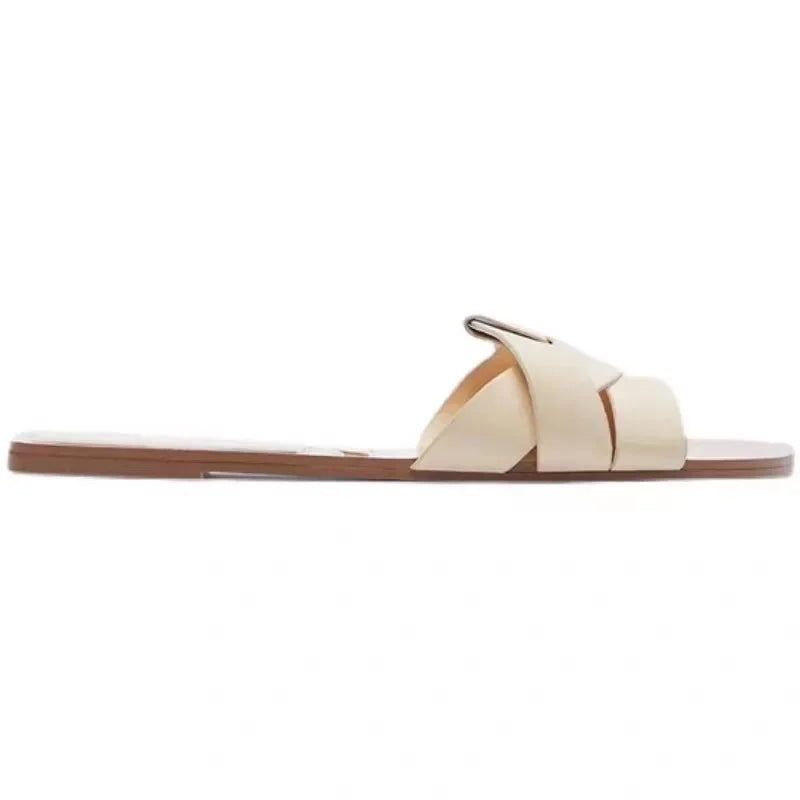 Fien | Dames Sandalen met Gekruiste Banden, Minimalistisch en Comfortabel