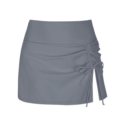 Pauline | Dames Minirok – Ruches – Zijsplit – Nauwsluitend
