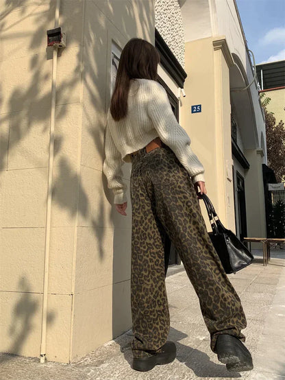 Leopard Broek | Damesbroek met trendy luipaardprint