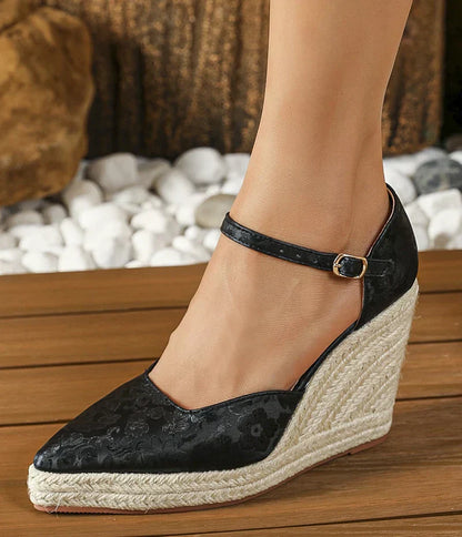 Vanya | Dames Espadrille Sleehakken – Bohemian Wedge Design met Comfortabele Pasvorm