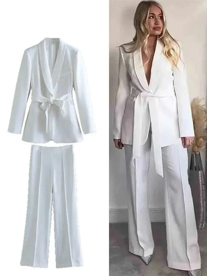 Noëlla | Dames Blazer Set met Broek – Elegante Pasvorm & Moderne Tijdloze Look