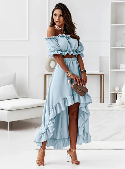 Lois | Set – Elegante Vrouwelijke Ruches met Een Perfecte Pasvorm
