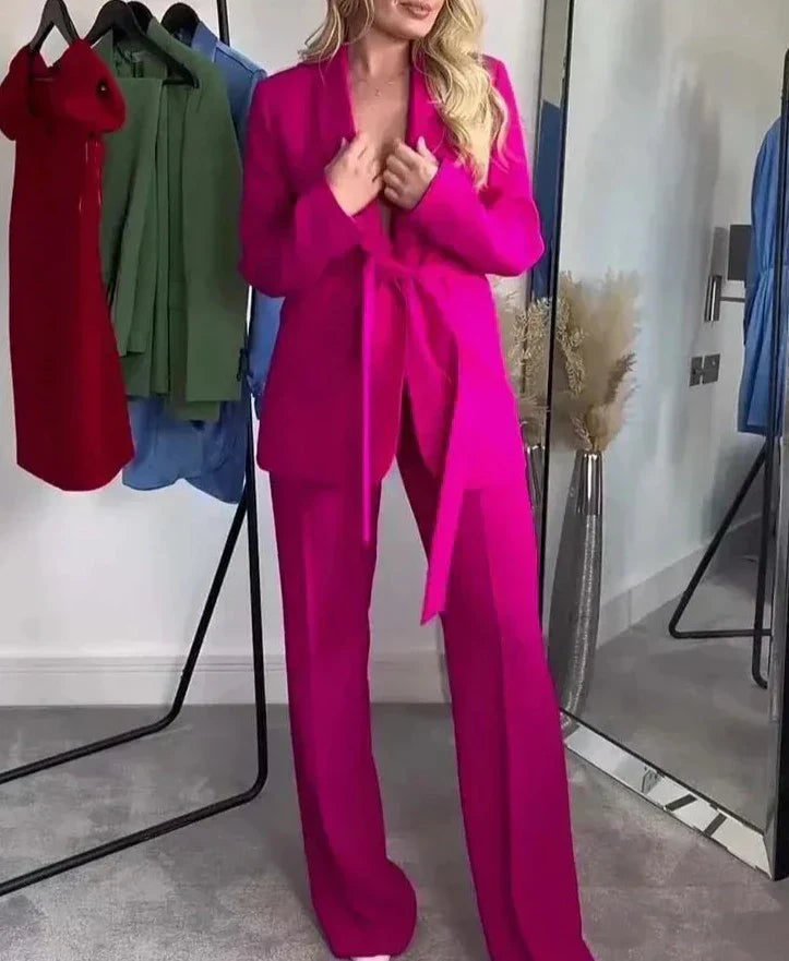 Noëlla | Dames Blazer Set met Broek – Elegante Pasvorm & Moderne Tijdloze Look