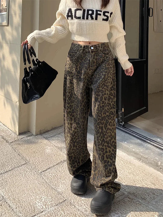 Leopard Broek | Damesbroek met trendy luipaardprint