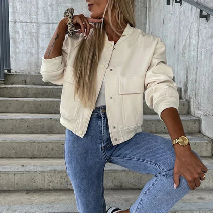 Mascha Stijlvol Casual Jasje | Dames Jasje in Katoen-Polyester Mix met Kreukvrij Design
