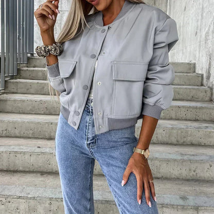 Mascha Stijlvol Casual Jasje | Dames Jasje in Katoen-Polyester Mix met Kreukvrij Design