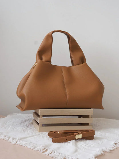 Vanja | Dames Schoudertas van Vegan Leer – Elegant Design en Ruim, Praktisch Interieur