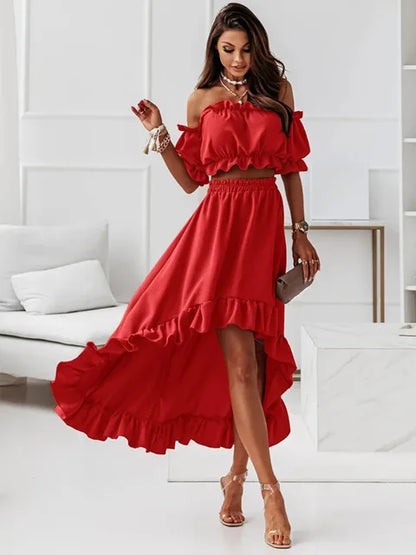 Lois | Set – Elegante Vrouwelijke Ruches met Een Perfecte Pasvorm