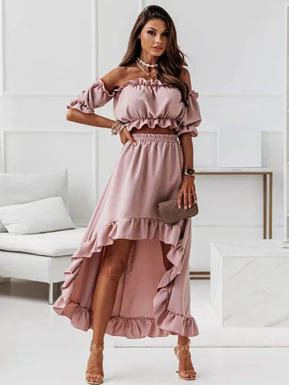 Lois | Set – Elegante Vrouwelijke Ruches met Een Perfecte Pasvorm