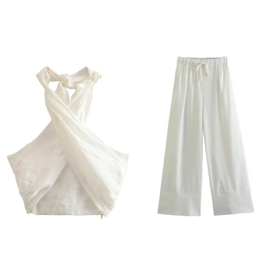 Zina | Dames Tweedelige Set – Elegante Tweedelige Set met Modern Tijdloos Design