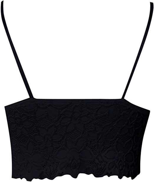 Martine | Dames Kanten Crop Top – Vrouwelijk, Verfijnd, Verstelbare Bandjes