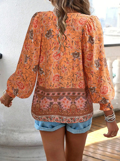 Zyra - Zomerse Bloemenblouse
