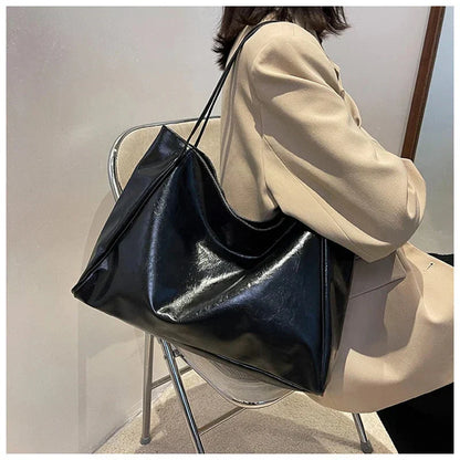 Valeria | Dames Shopper Tas – Minimalistisch Design, Ruime Inhoud en Comfortabele Vegan Lederlook