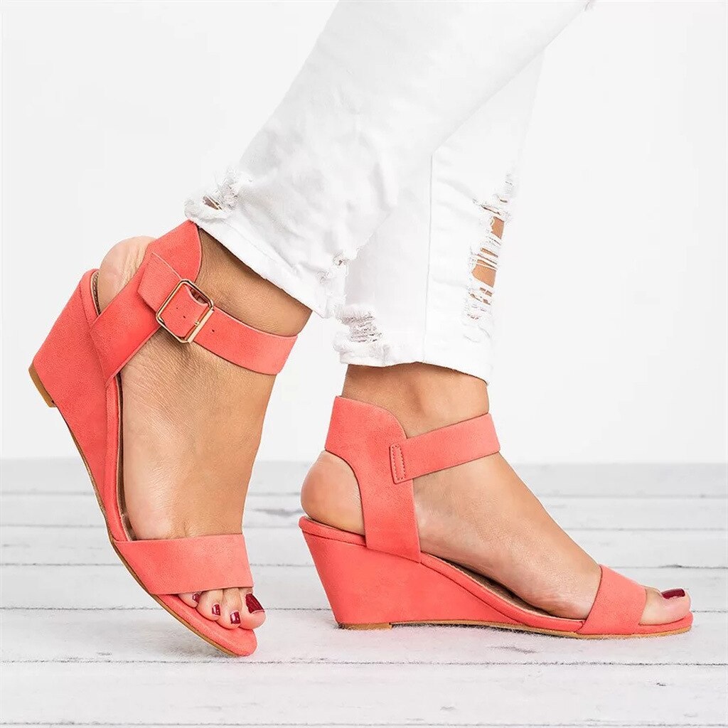 Francisca | Dames Hoge Sleehak Sandalen, Stijlvol en Comfortabel voor de Zomer