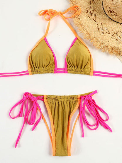 Dalina | Dames Badpak – Stijlvol Gesplitst Strapless Badpak met Print en Comfortabele Pasvorm