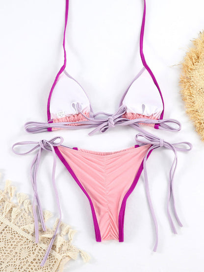 Dalina | Dames Badpak – Stijlvol Gesplitst Strapless Badpak met Print en Comfortabele Pasvorm