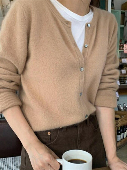 Helene | Dames Gebreid Vest met Gelaagde Look en Ronde Hals – Stijlvol voor Herfst en Winter