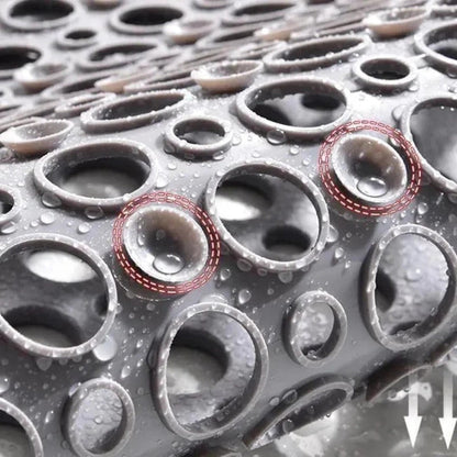 Antislip Douchemat – PVC, Wit, Veiligheidsoplossing voor Badkamer of Douchecabine