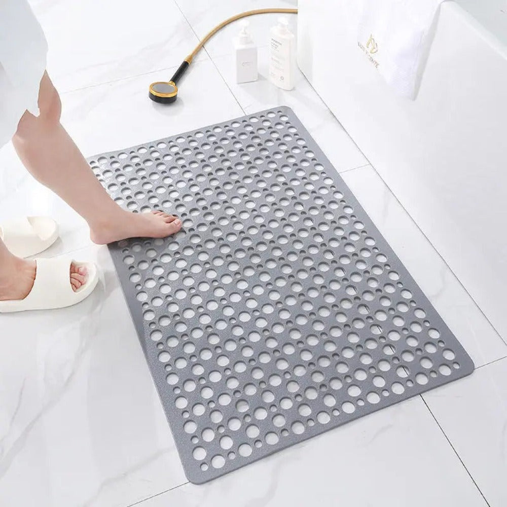 Antislip Douchemat – PVC, Wit, Veiligheidsoplossing voor Badkamer of Douchecabine