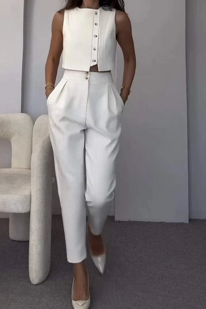 Zelia | Tweedelige Set voor Dames – Comfortabele Pasvorm met Trendy Design en Veelzijdige Stylingopties