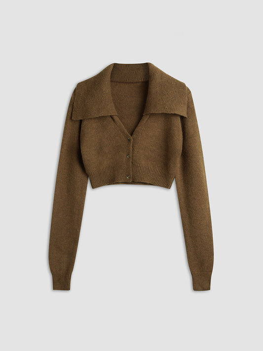 Sylvia | Dames Cropped Vest met Klassieke Kraag – Elegant en Getailleerd voor de Zomer