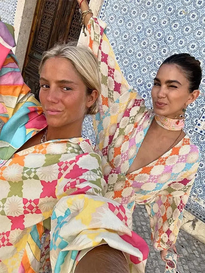 Lavinia | Vrouwelijke Zomerset met Tropische Kleuren en Elegant Design