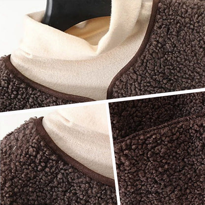 Mouwloos Vest Dames | Button-Down Warm Vest met Zakken en Zachte Stof